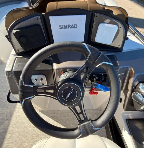 2026 Coach Pontoon 243 RFC Black — Coastal Boat Pros, Little River SC